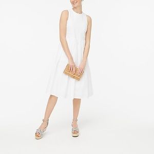 NWT J. Crew Factory Sleeveless Tiered Dress White